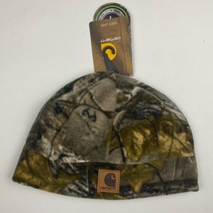 Carhartt Fleece Woodland Camo Beanie Adult